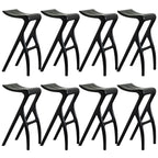 Tabourets de bar minimalistes en bois, sans dossier, hauteur comptoir