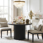 Lustre moderne en verre transparent avec finition dorée