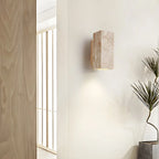 Applique murale minimaliste moderne en pierre beige