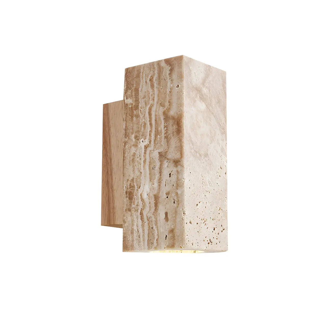 Applique murale minimaliste moderne en pierre beige