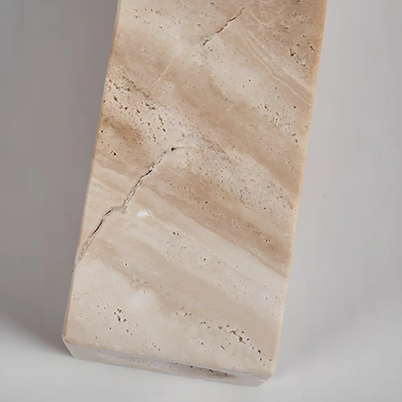 Applique murale minimaliste moderne en pierre beige