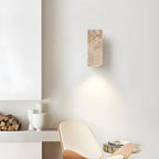 Applique murale minimaliste moderne en pierre beige