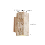 Applique murale minimaliste moderne en pierre beige