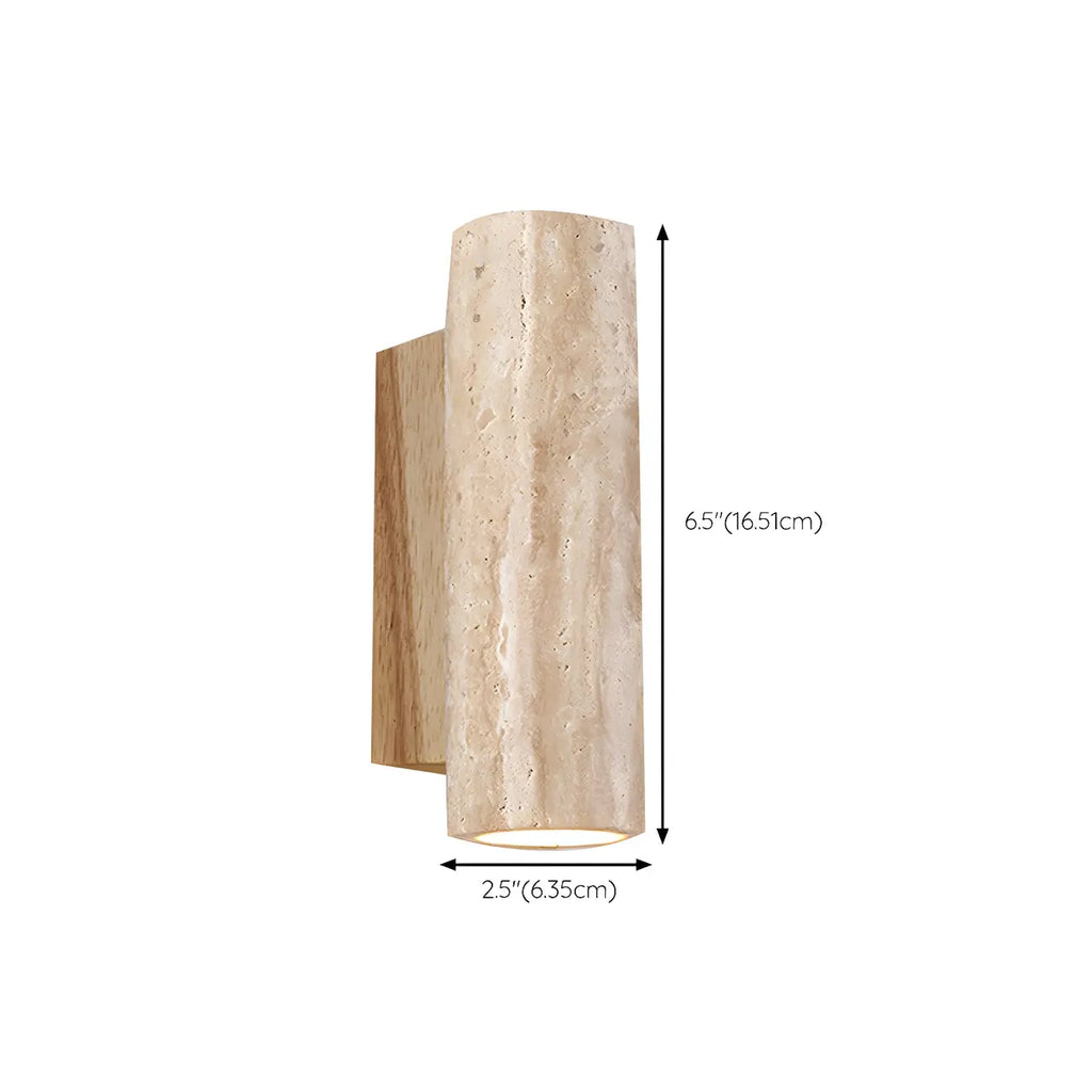 Applique murale minimaliste moderne en pierre beige