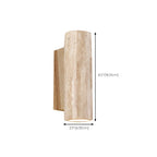 Applique murale minimaliste moderne en pierre beige