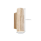 Applique murale minimaliste moderne en pierre beige
