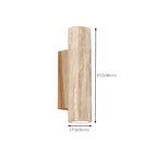 Applique murale minimaliste moderne en pierre beige
