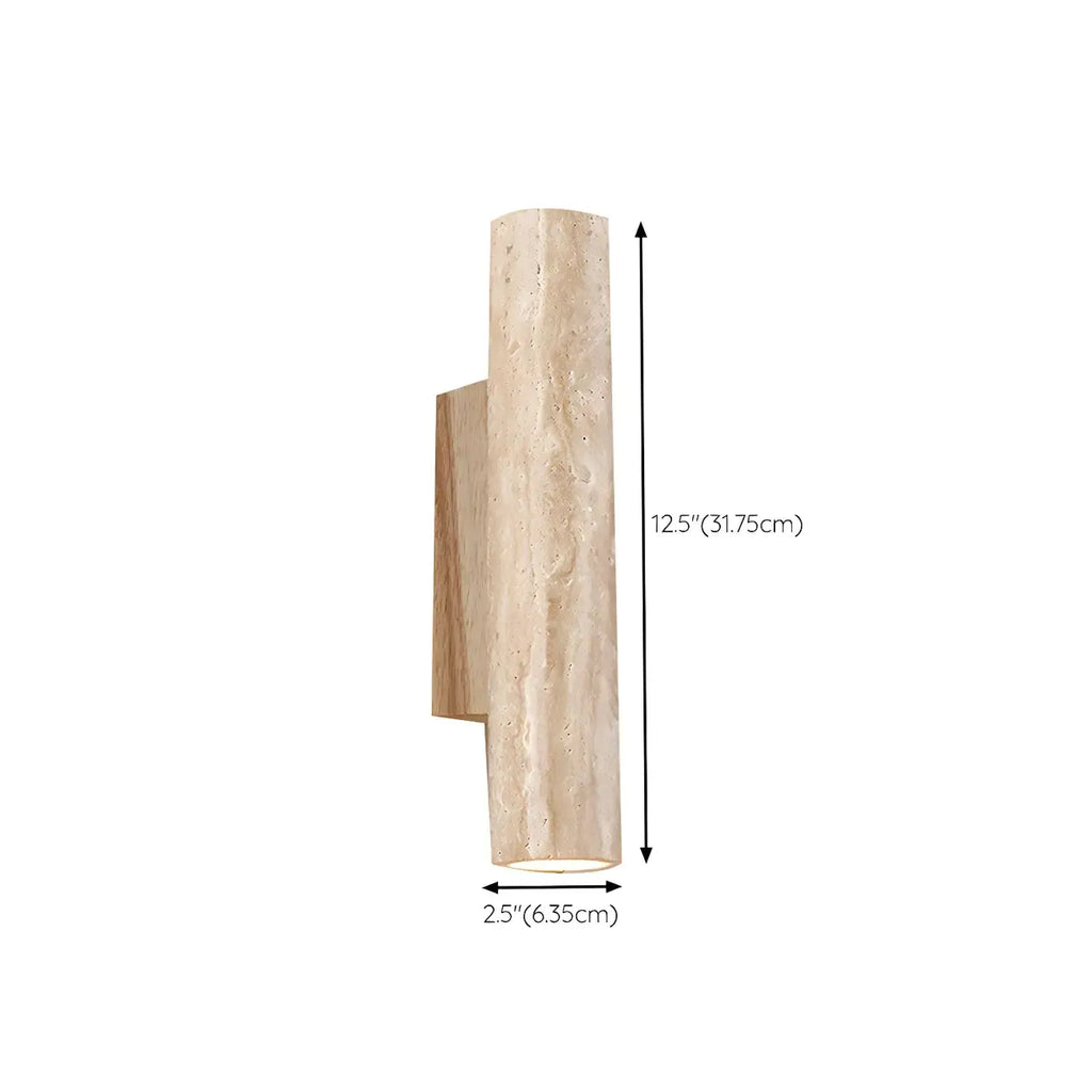 Applique murale minimaliste moderne en pierre beige