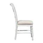 Chaises d'appoint à dossier à lattes Whitney en lin antique (Lot de 2)