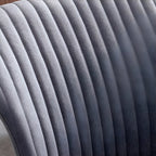 Chaises de cuisine/salle à manger industrielles gris foncé sans accoudoirs