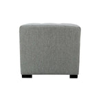 MJL Furniture Pouf carré capitonné 4 boutons Text2 Olivia