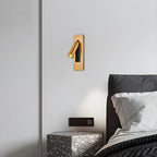 Applique murale moderne en métal avec LED et interrupteur pour la lecture dans la chambre