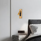 Applique murale moderne en métal avec LED et interrupteur pour la lecture dans la chambre