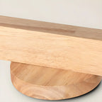 Faretto a soffitto orientabile a semi incasso in legno a 5 luci