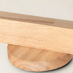 Faretto a soffitto orientabile a semi incasso in legno a 5 luci
