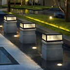 Lampes solaires rectangulaires d'extérieur à couleurs changeantes