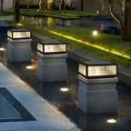 Lampes solaires rectangulaires d'extérieur à couleurs changeantes