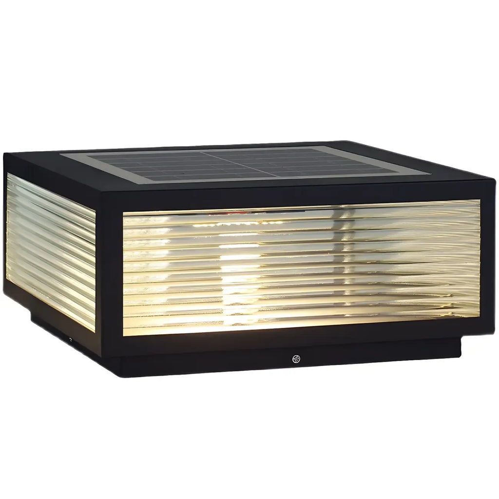 Lampes solaires rectangulaires d'extérieur à couleurs changeantes