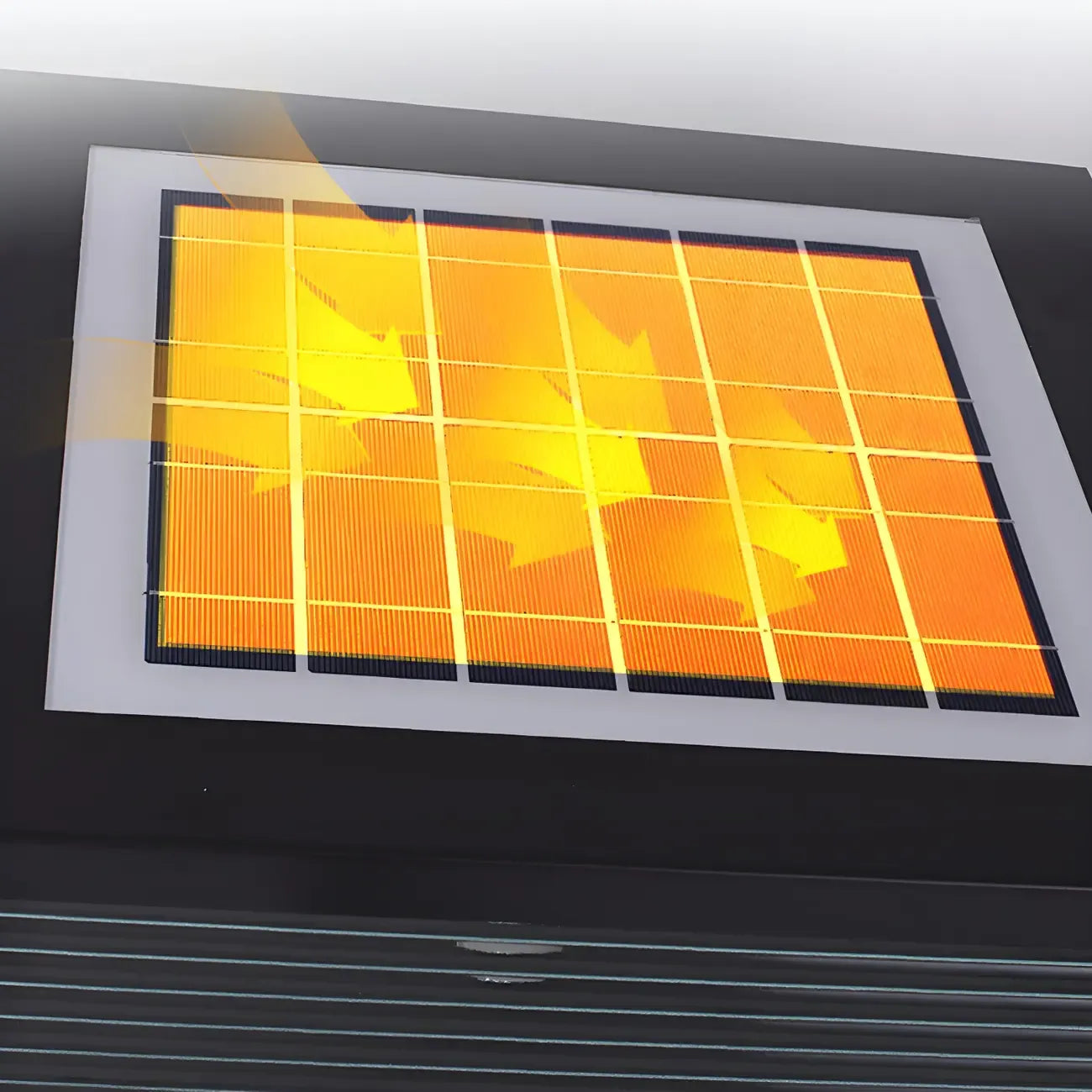 Lampes solaires rectangulaires d'extérieur à couleurs changeantes