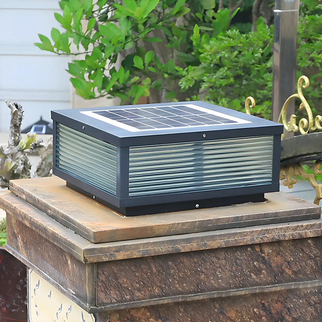 Lampes solaires rectangulaires d'extérieur à couleurs changeantes