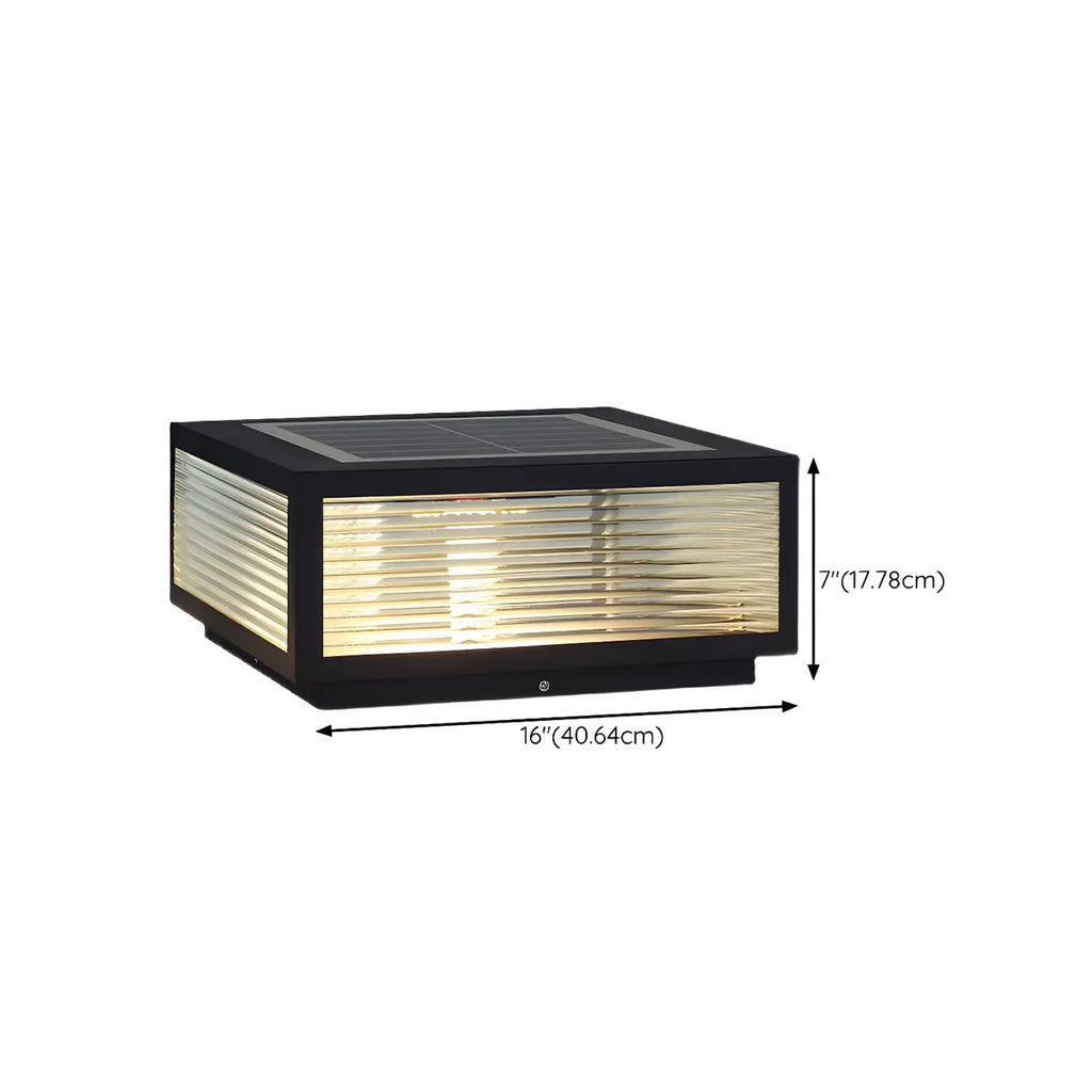 Lampes solaires rectangulaires d'extérieur à couleurs changeantes