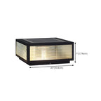 Lampes solaires rectangulaires d'extérieur à couleurs changeantes