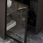Table de bar moderne réglable avec cave à vin pour la maison