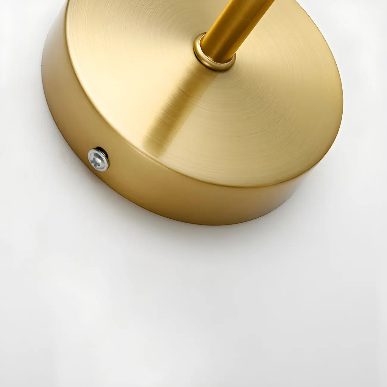 Applique murale moderne à globe en verre à 1 lumière pour salle de bain