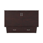 Lit escamotable coffre Chelsea Queen avec matelas