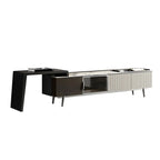Mobile TV 71 Black Stone Side Extension Storage con cassetti