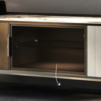 Mobile TV 71 Black Stone Side Extension Storage con cassetti