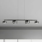 Suspension LED moderne à intensité variable avec télécommande pour îlot de cuisine