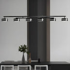 Suspension LED moderne à intensité variable avec télécommande pour îlot de cuisine