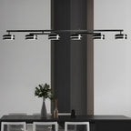 Suspension LED moderne à intensité variable avec télécommande pour îlot de cuisine