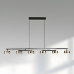 Suspension LED moderne à intensité variable avec télécommande pour îlot de cuisine