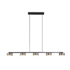 Suspension LED moderne à intensité variable avec télécommande pour îlot de cuisine