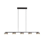 Suspension LED moderne à intensité variable avec télécommande pour îlot de cuisine
