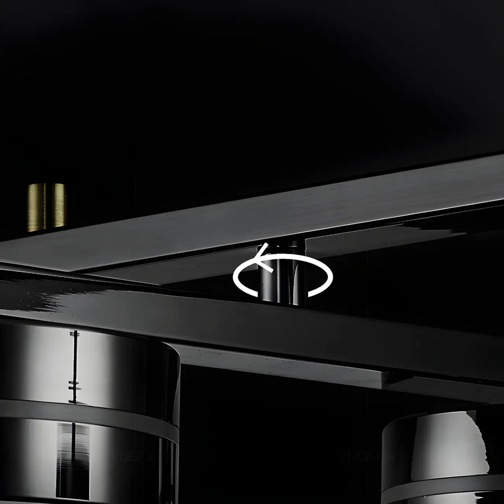 Suspension LED moderne à intensité variable avec télécommande pour îlot de cuisine