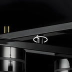 Suspension LED moderne à intensité variable avec télécommande pour îlot de cuisine