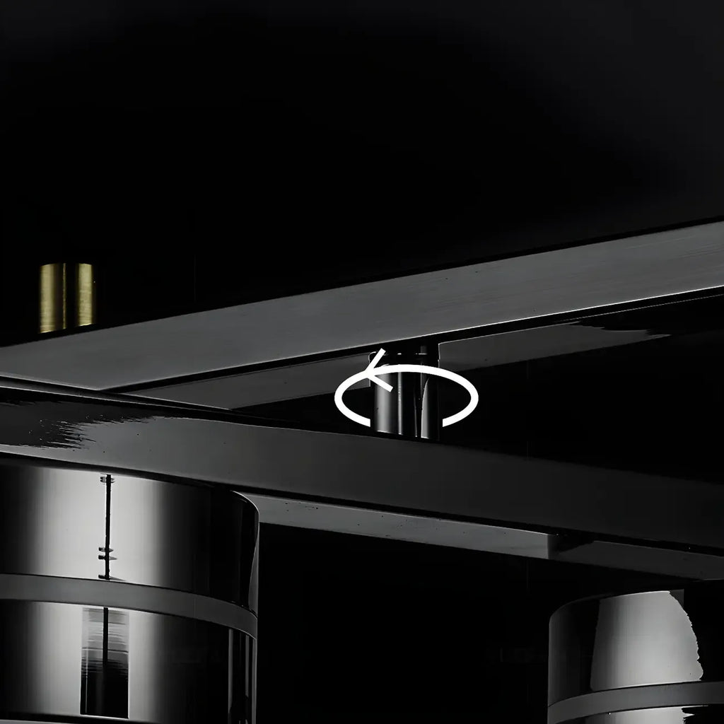 Suspension LED moderne à intensité variable avec télécommande pour îlot de cuisine