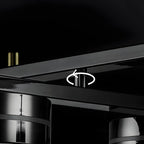 Suspension LED moderne à intensité variable avec télécommande pour îlot de cuisine