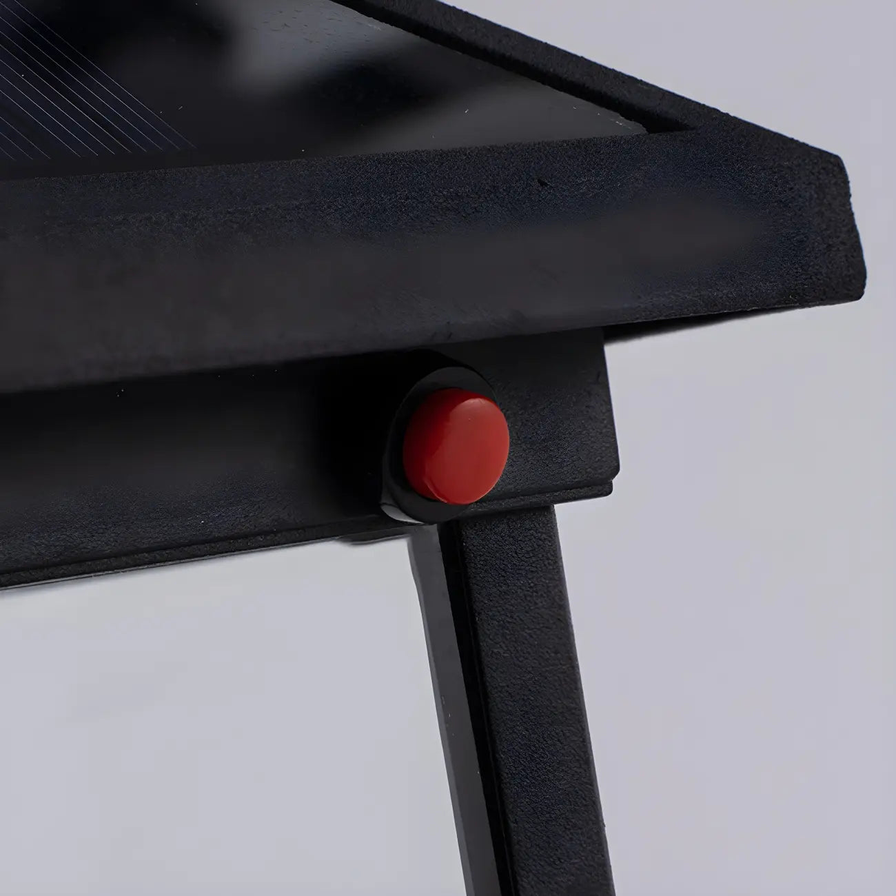 Lampe de poteau en métal en forme de maison avec poignée et interrupteur