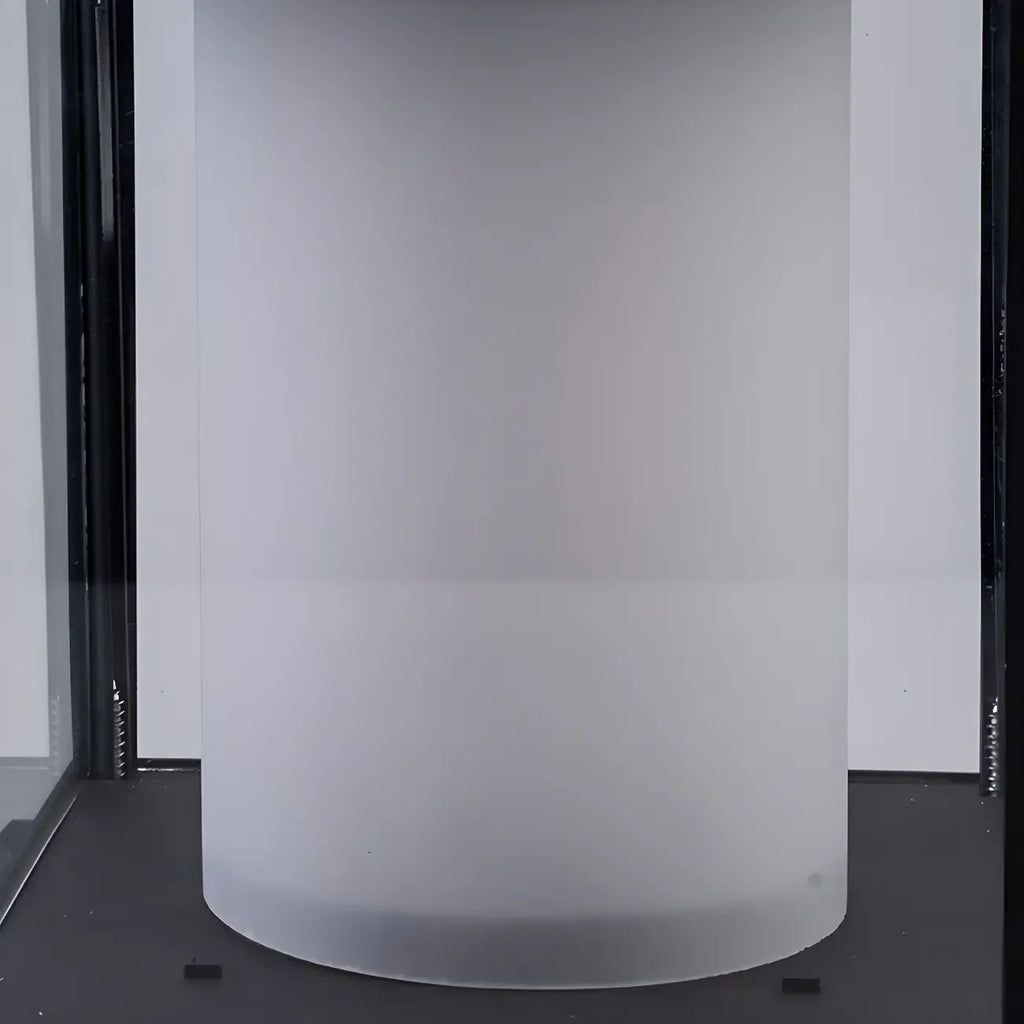 Lampe de poteau en métal en forme de maison avec poignée et interrupteur