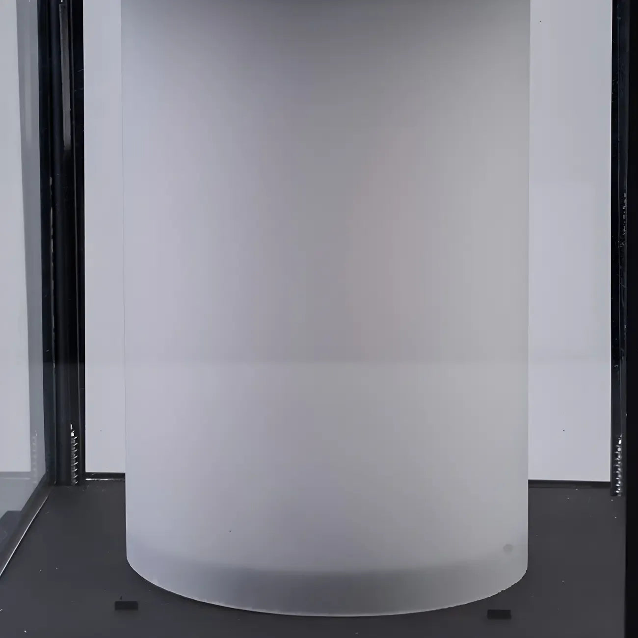 Lampe de poteau en métal en forme de maison avec poignée et interrupteur
