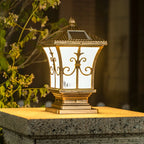 Lampes solaires d'extérieur vintage en bronze