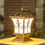 Lampes solaires d'extérieur vintage en bronze