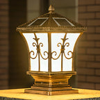 Lampes solaires d'extérieur vintage en bronze