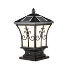 Lampes solaires d'extérieur vintage en bronze