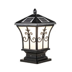 Lampes solaires d'extérieur vintage en bronze