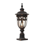 Lampe décorative rétro élégante en métal noir câblée